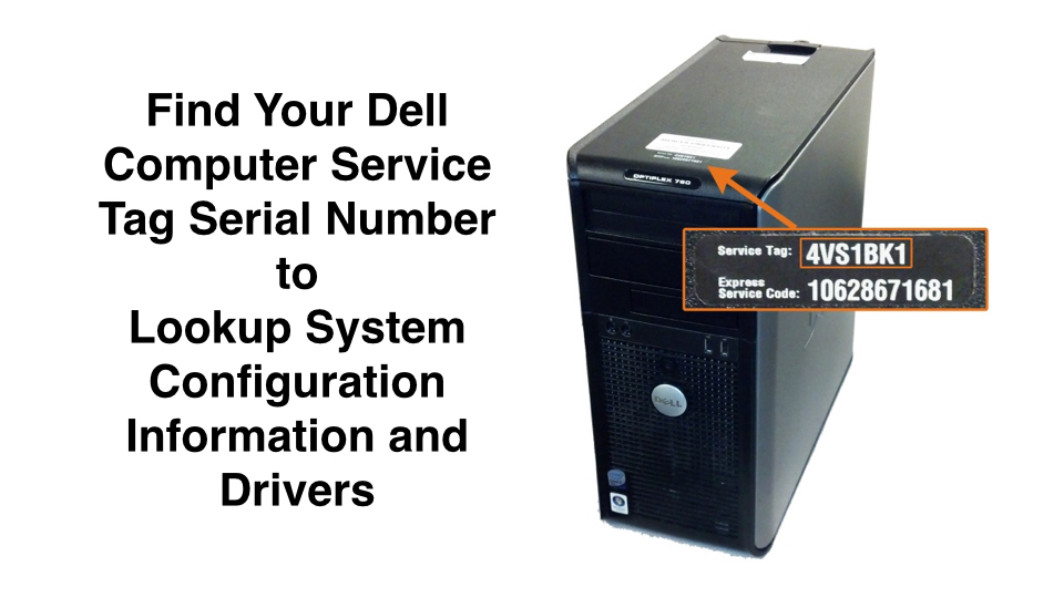Dell monitor serial number lookup